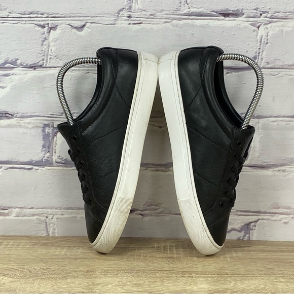 Tory Burch Amalia Black Leather Sneakers - Picture 5 of 10